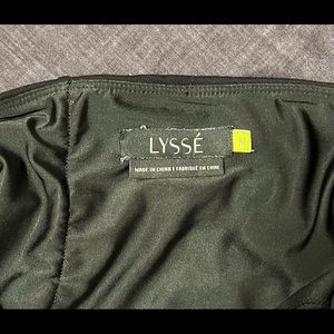 Leather-accent Leggings